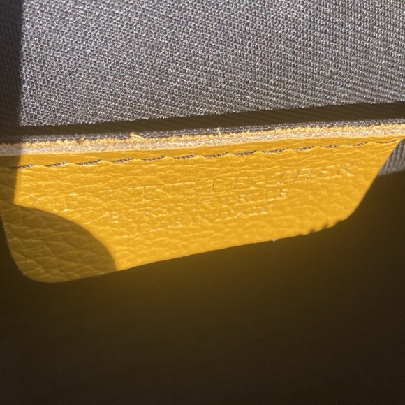 Mustard Genuine Italian Leather Crossbody Camera Bag - Picture 6 of 6